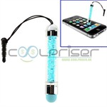 Small Diva Touchepen m. Jackstick Plug (lysebl�)